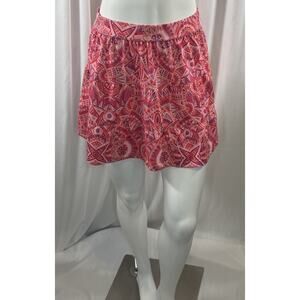 Tehama Geo Print Golf Skirt Pink Multi S Tennis Pickleball Athleisure 88-56